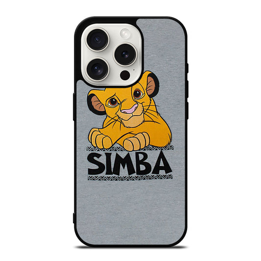 SIMBA LION KING DISNEY CARTOON 2 iPhone 15 Pro Case Cover