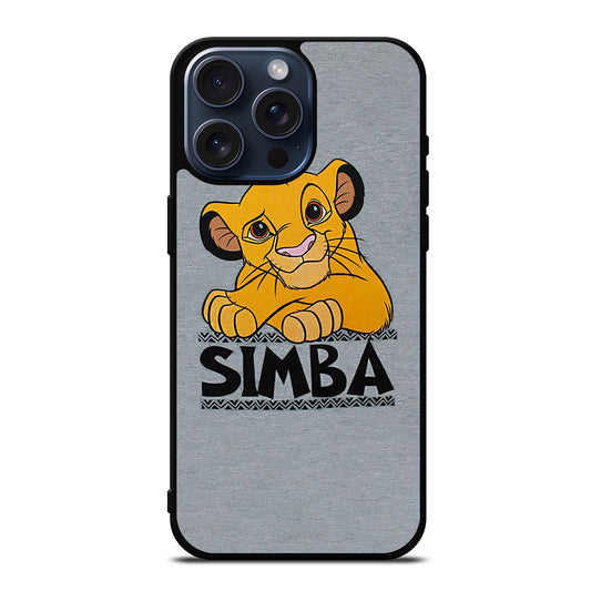 SIMBA LION KING DISNEY CARTOON 2 iPhone 15 Pro Max Case Cover