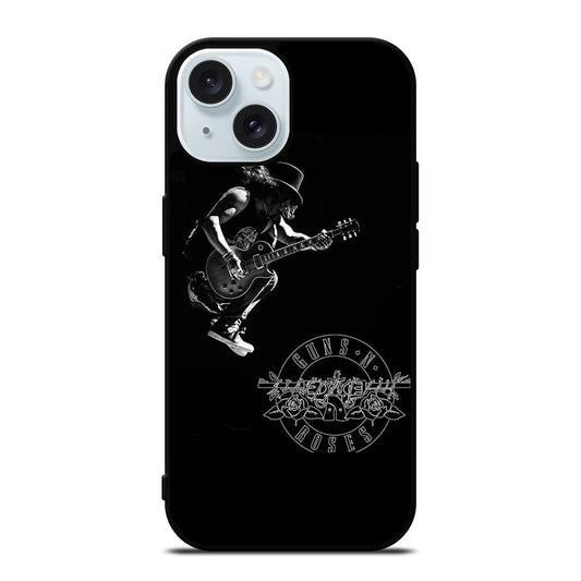 SLASH G N R ROCK BAND 2 iPhone 15 Case Cover