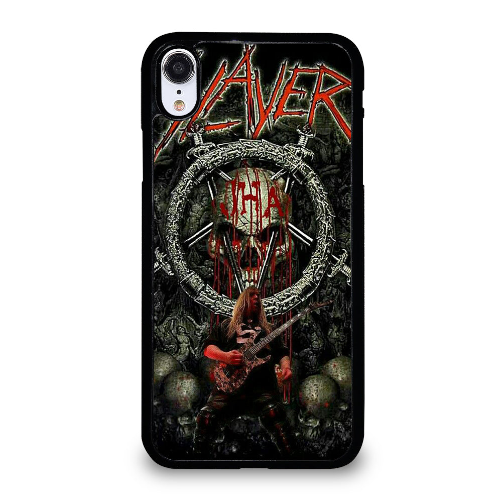 SLAYER BAND METAK SKULL LOGO iPhone XR Case Cover