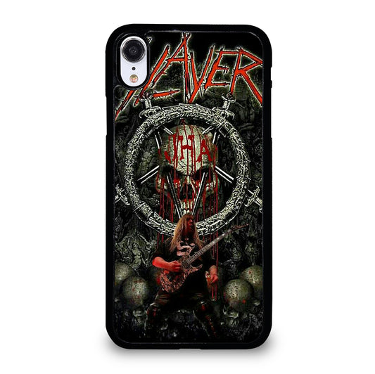 SLAYER BAND METAK SKULL LOGO iPhone XR Case Cover