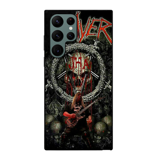 SLAYER BAND METAK SKULL LOGO Samsung Galaxy S22 Ultra Case Cover