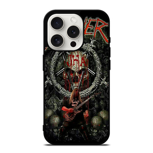 SLAYER BAND METAK SKULL LOGO iPhone 15 Pro Case Cover