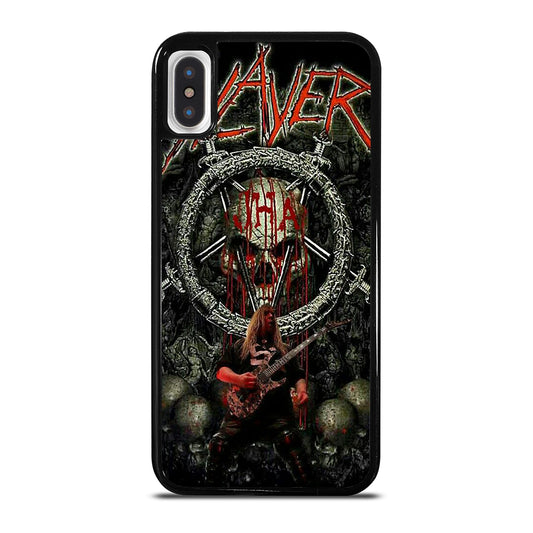 SLAYER BAND METAK SKULL LOGO iPhone X / XS Case Cover