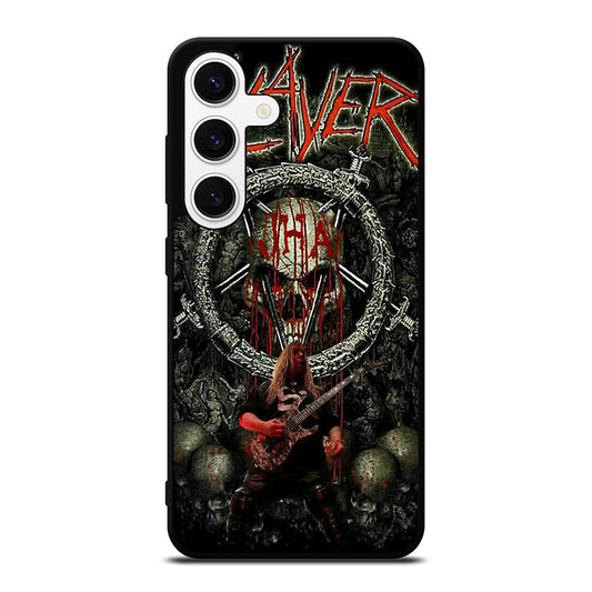SLAYER BAND METAK SKULL LOGO Samsung Galaxy S24 Case Cover