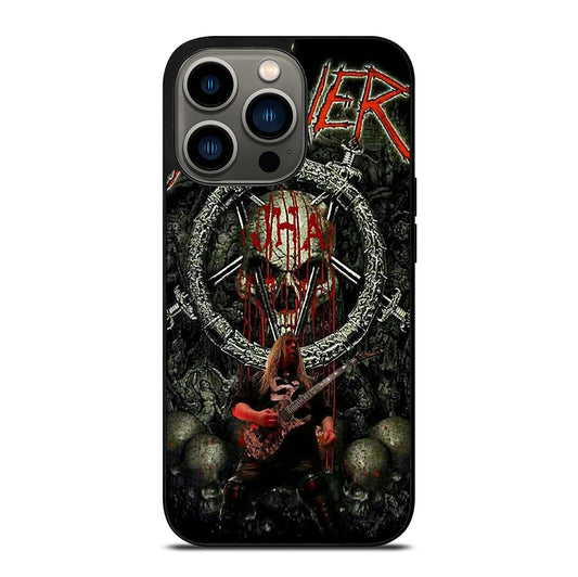 SLAYER BAND METAK SKULL LOGO iPhone 13 Pro Case Cover