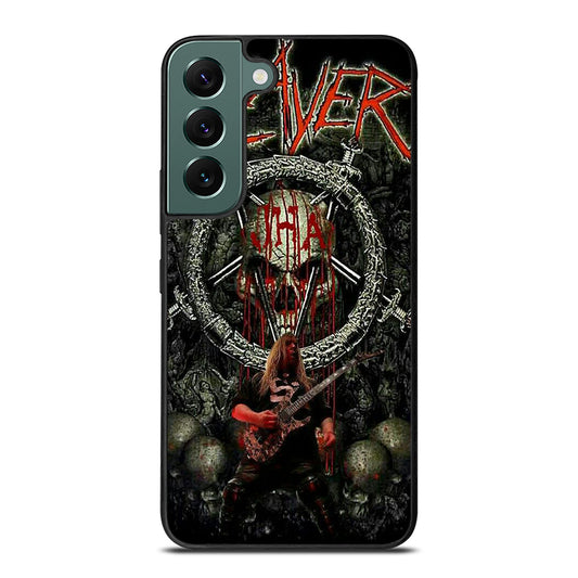 SLAYER BAND METAK SKULL LOGO Samsung Galaxy S22 Case Cover