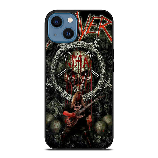 SLAYER BAND METAK SKULL LOGO iPhone 14 Case Cover