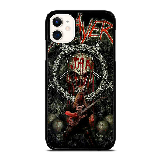 SLAYER BAND METAK SKULL LOGO iPhone 11 Case Cover