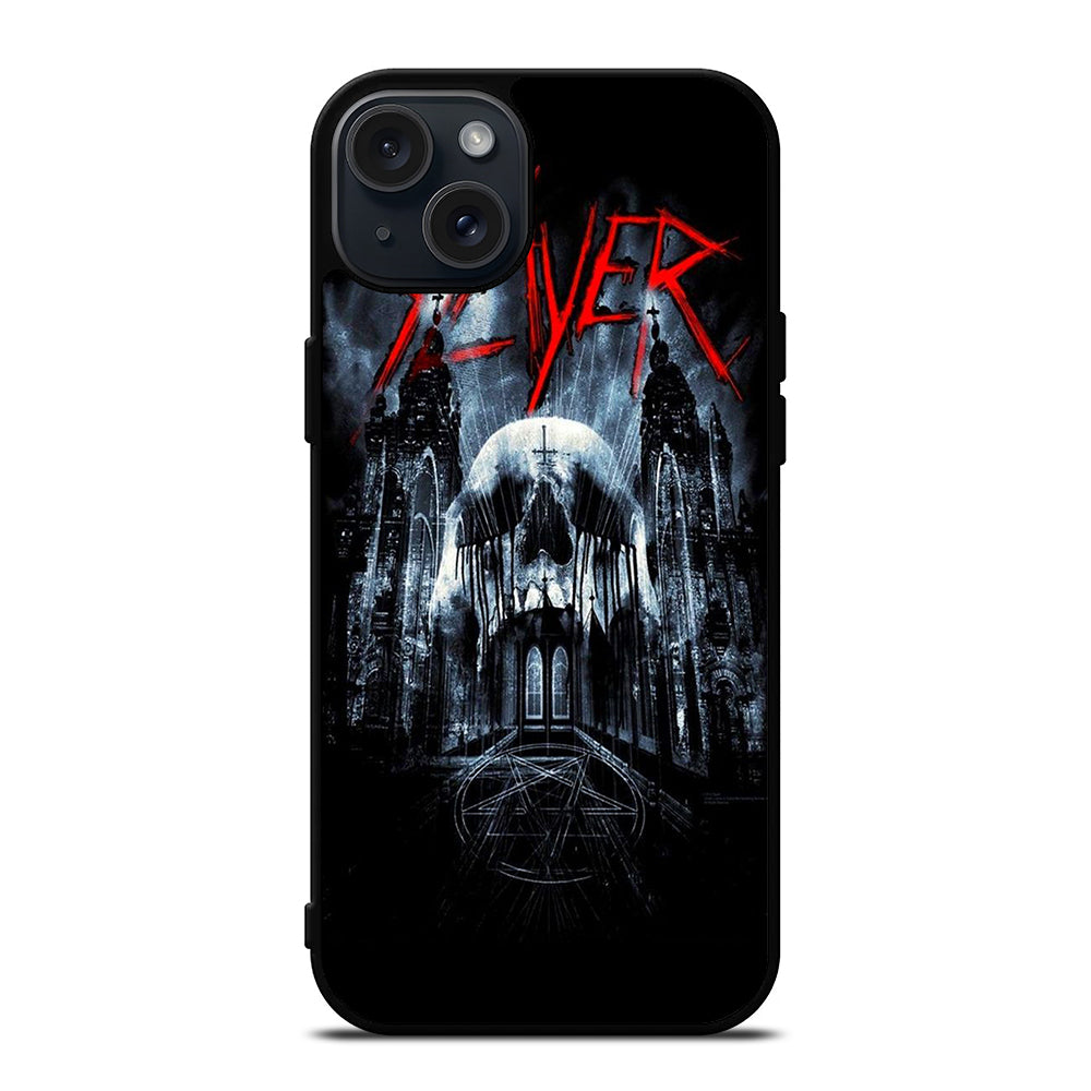 SLAYER BAND METAL BAND LOGO iPhone 15 Plus Case Cover