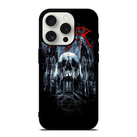 SLAYER BAND METAL BAND LOGO iPhone 15 Pro Case Cover