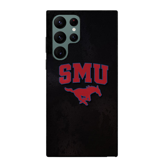SMU MUSTANGS NFL LOGO Samsung Galaxy S22 Ultra Case Cover
