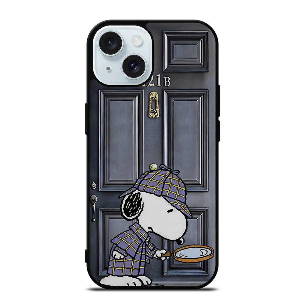SNOOPY DOG DETECTIVE iPhone 15 Case Cover