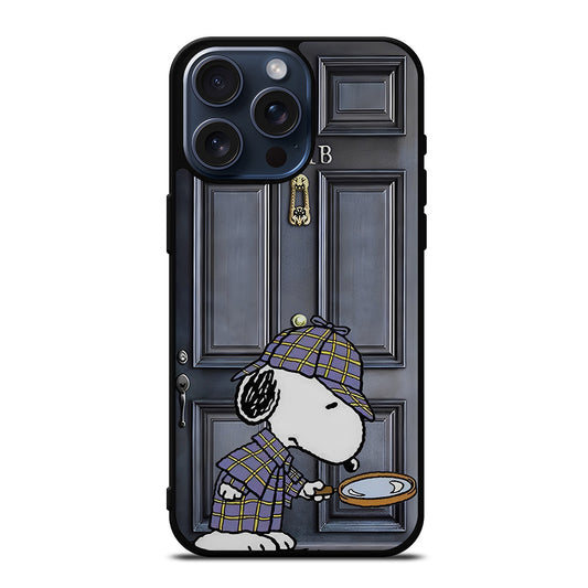 SNOOPY DOG DETECTIVE iPhone 15 Pro Max Case Cover