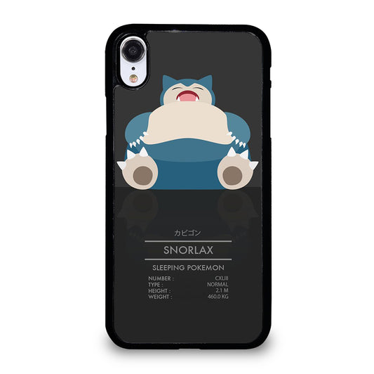 SNORLAX CUTE POKEMON iPhone XR Case Cover