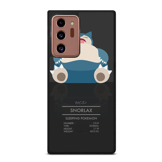 SNORLAX CUTE POKEMON Samsung Galaxy Note 20 Ultra Case Cover