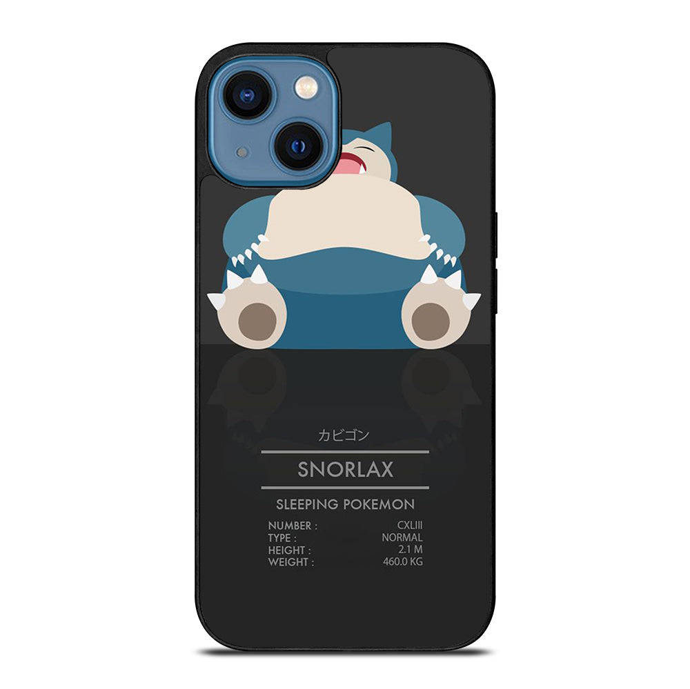 SNORLAX CUTE POKEMON iPhone 14 Case Cover