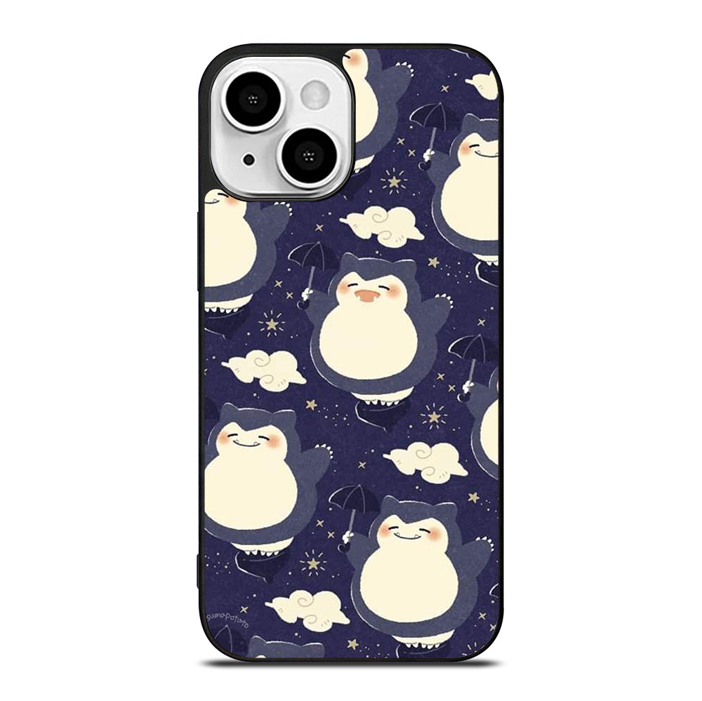 SNORLAX CUTE POKEMON COLLAGE iPhone 13 Mini Case Cover