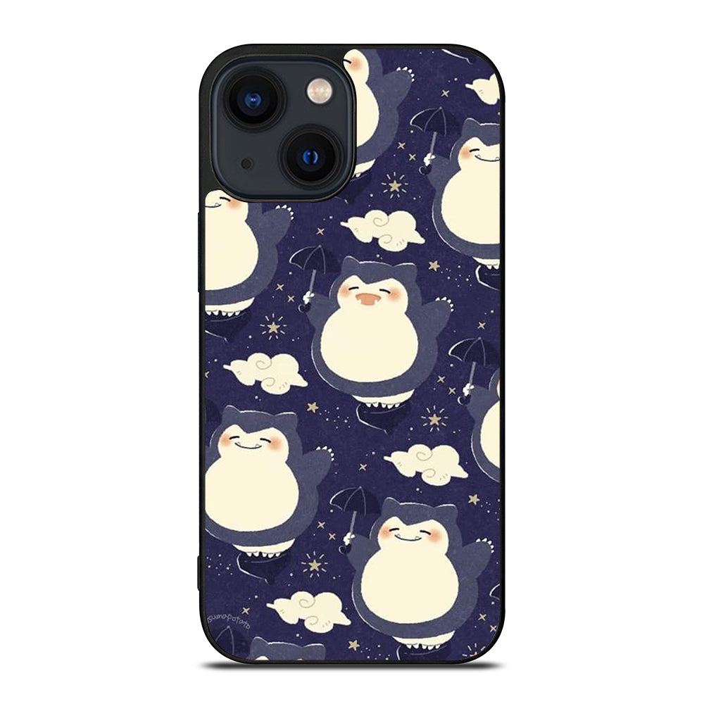 SNORLAX CUTE POKEMON COLLAGE iPhone 14 Plus Case Cover