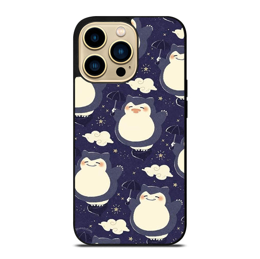 SNORLAX CUTE POKEMON COLLAGE iPhone 14 Pro Max Case Cover
