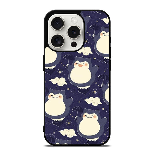 SNORLAX CUTE POKEMON COLLAGE iPhone 15 Pro Case Cover