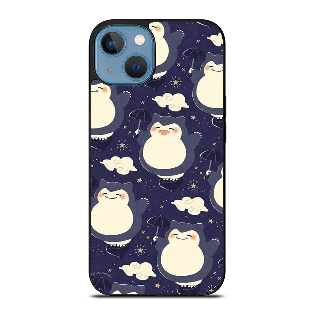 SNORLAX CUTE POKEMON COLLAGE iPhone 13 Case Cover