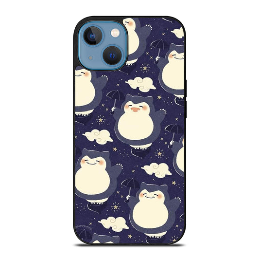 SNORLAX CUTE POKEMON COLLAGE iPhone 13 Case Cover