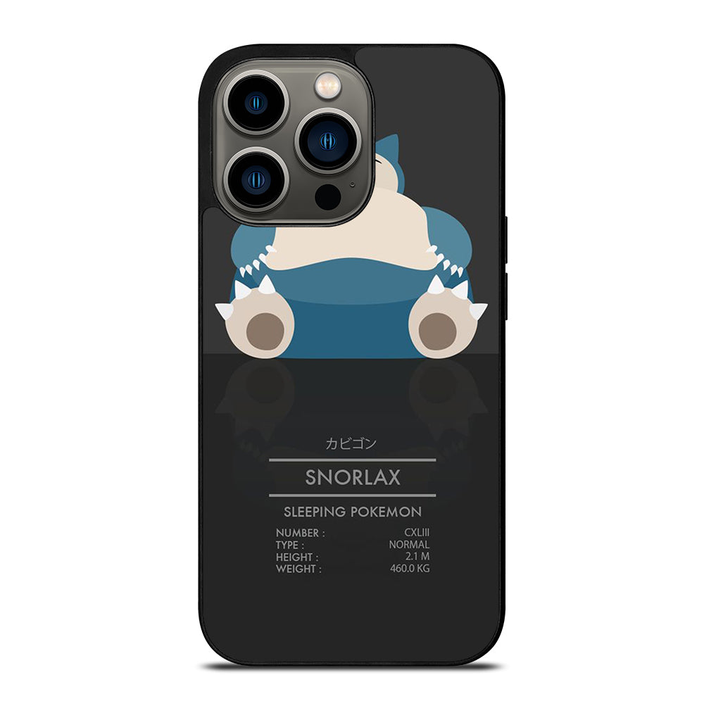 SNORLAX CUTE POKEMON iPhone 13 Pro Case Cover