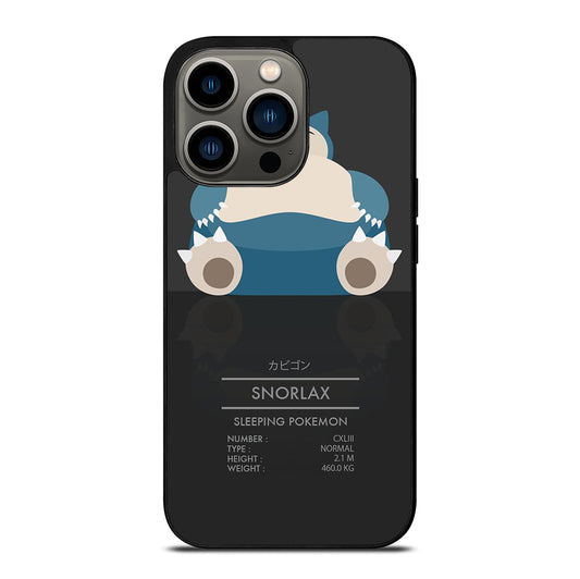 SNORLAX CUTE POKEMON iPhone 13 Pro Case Cover