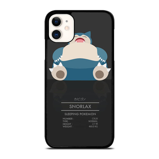 SNORLAX CUTE POKEMON iPhone 11 Case Cover