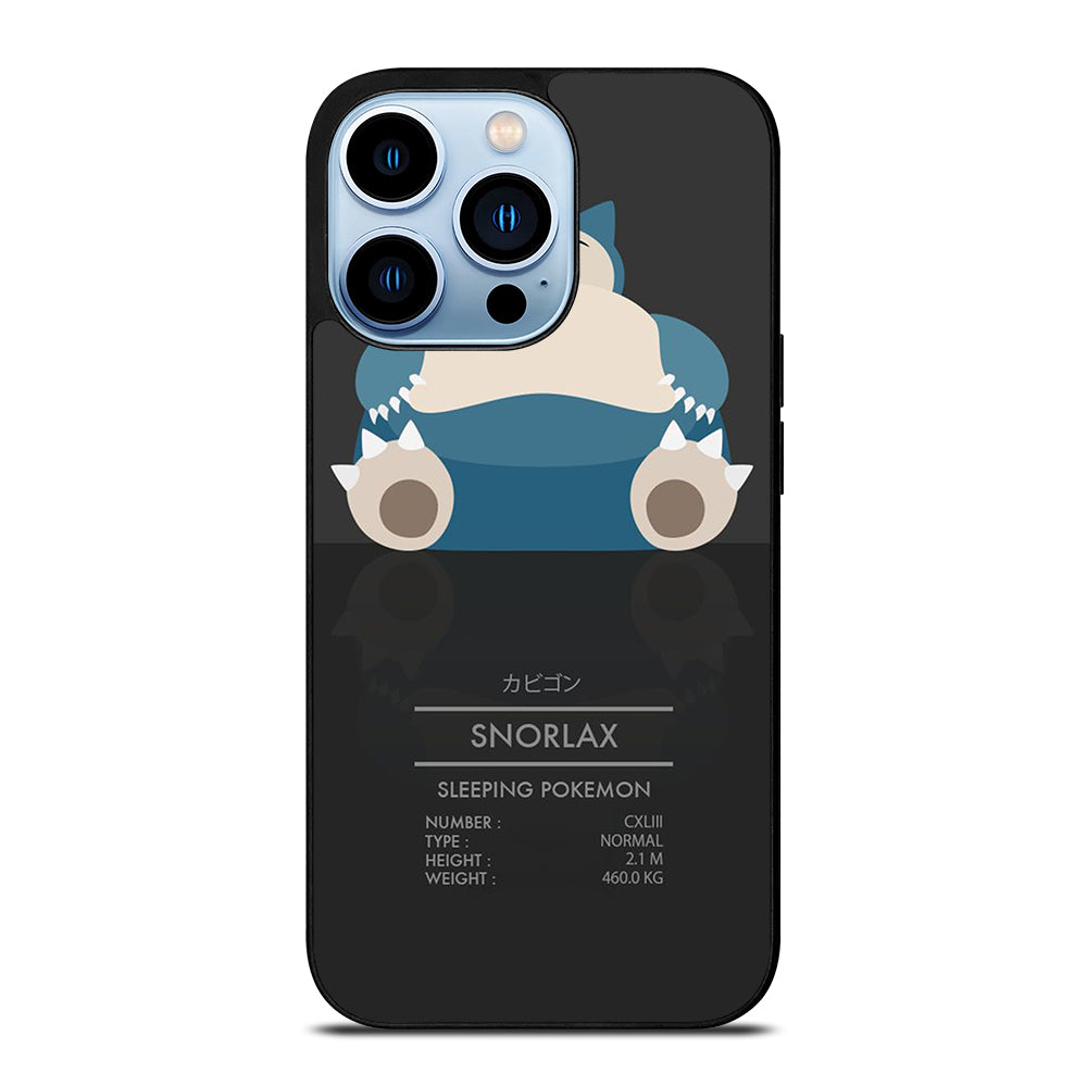 SNORLAX CUTE POKEMON iPhone 13 Pro Max Case Cover