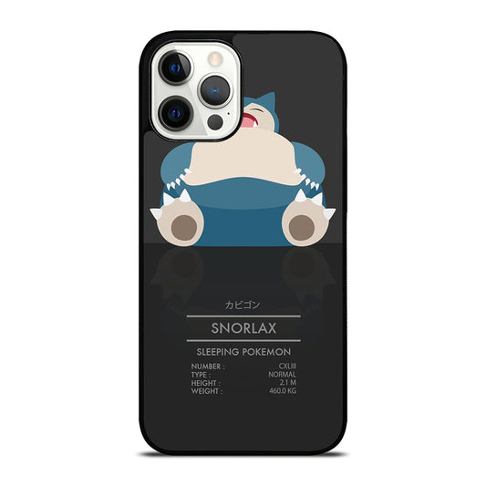 SNORLAX CUTE POKEMON iPhone 12 Pro Max Case Cover