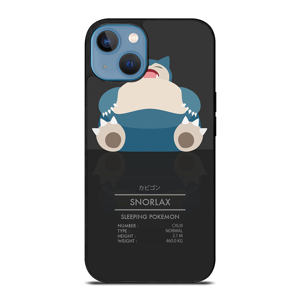 SNORLAX CUTE POKEMON iPhone 13 Case Cover