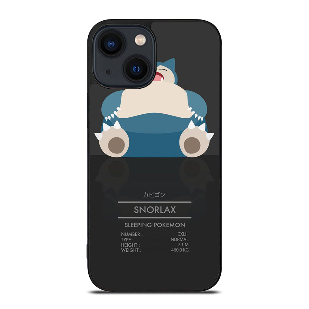 SNORLAX CUTE POKEMON iPhone 14 Plus Case Cover