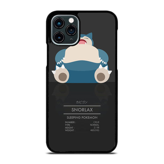 SNORLAX CUTE POKEMON iPhone 11 Pro Case Cover