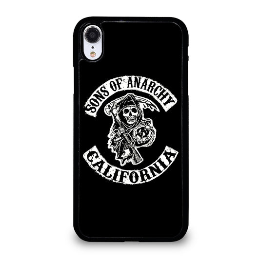 SONS OF ANARCHY BLACK LOGO 2 iPhone XR Case Cover