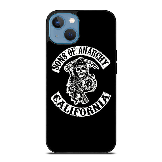 SONS OF ANARCHY BLACK LOGO 2 iPhone 13 Case Cover