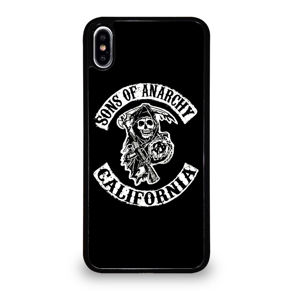 SONS OF ANARCHY BLACK LOGO 2 iPhone XS Max Case Cover