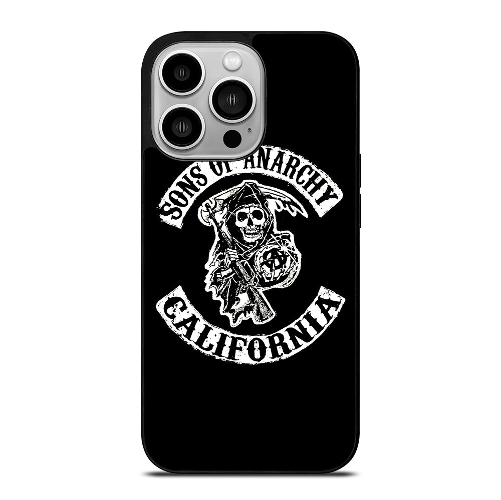 SONS OF ANARCHY BLACK LOGO 2 iPhone 14 Pro Case Cover