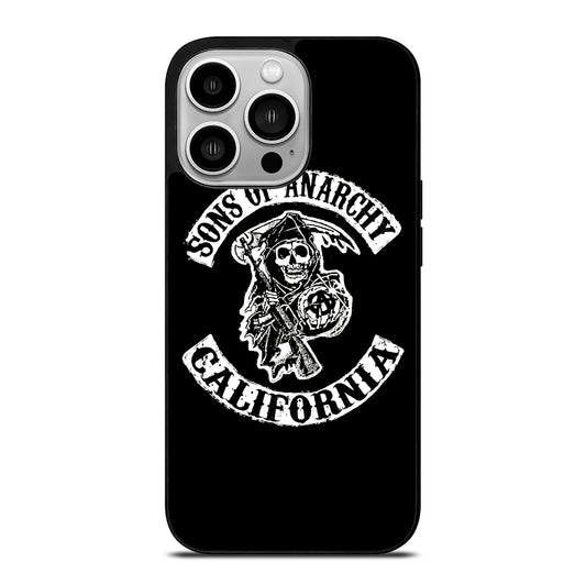 SONS OF ANARCHY BLACK LOGO 2 iPhone 14 Pro Case Cover