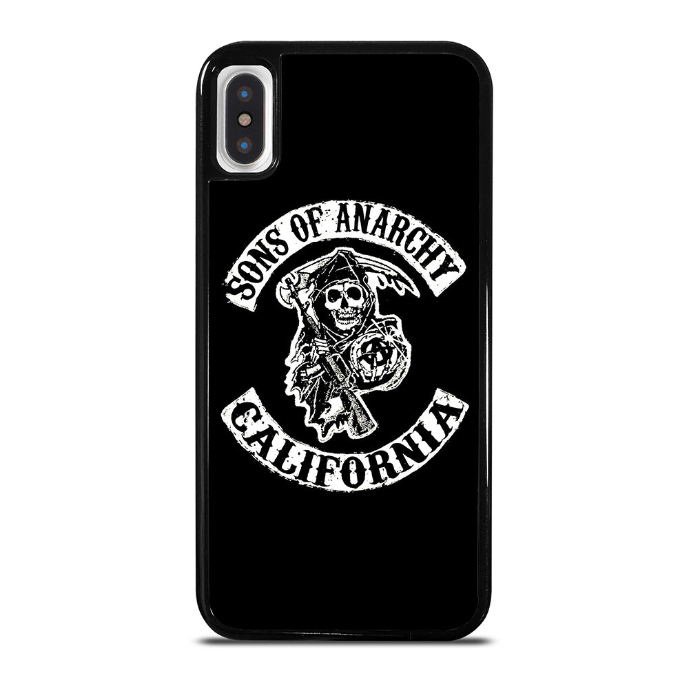 SONS OF ANARCHY BLACK LOGO 2 iPhone X / XS Case Cover