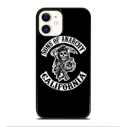 SONS OF ANARCHY BLACK LOGO 2 iPhone 12 Case Cover