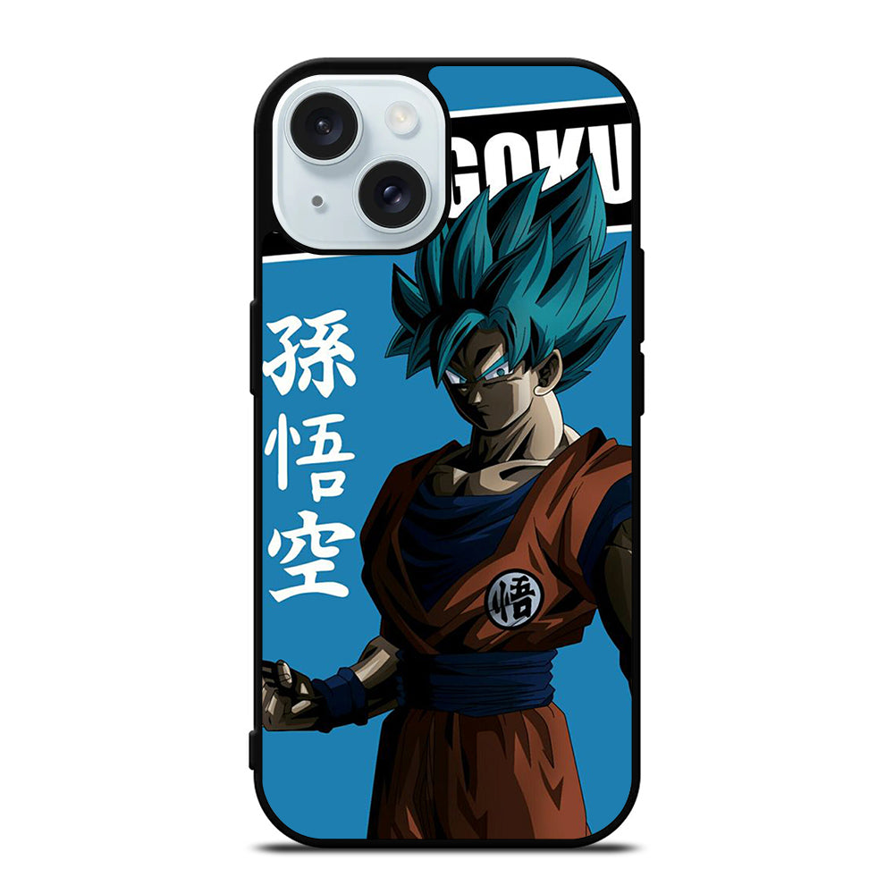 SON GOKU DRAGON BALL SUPER ANIME iPhone 15 Case Cover