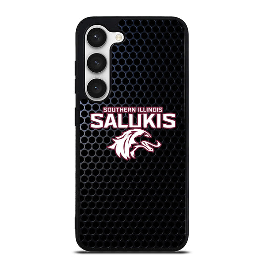 SOUTHERN ILLINOIS SALUKIS METAL LOGO Samsung Galaxy S23 Case Cover