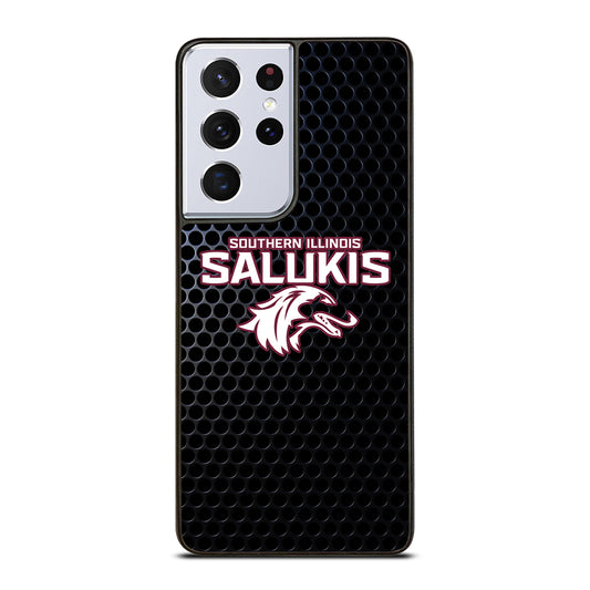 SOUTHERN ILLINOIS SALUKIS METAL LOGO Samsung Galaxy S21 Ultra Case Cover