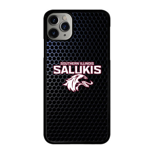 SOUTHERN ILLINOIS SALUKIS METAL LOGO iPhone 11 Pro Max Case Cover