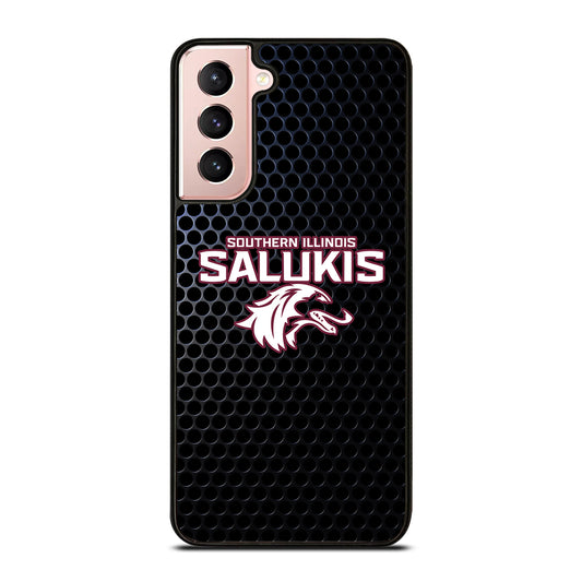 SOUTHERN ILLINOIS SALUKIS METAL LOGO Samsung Galaxy S21 Case Cover
