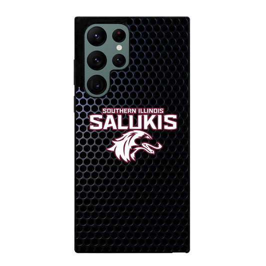 SOUTHERN ILLINOIS SALUKIS METAL LOGO Samsung Galaxy S22 Ultra Case Cover