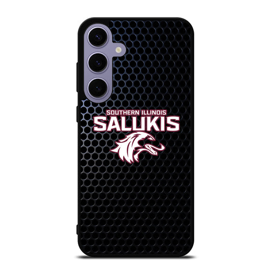 SOUTHERN ILLINOIS SALUKIS METAL LOGO Samsung Galaxy S24 Plus Case Cover