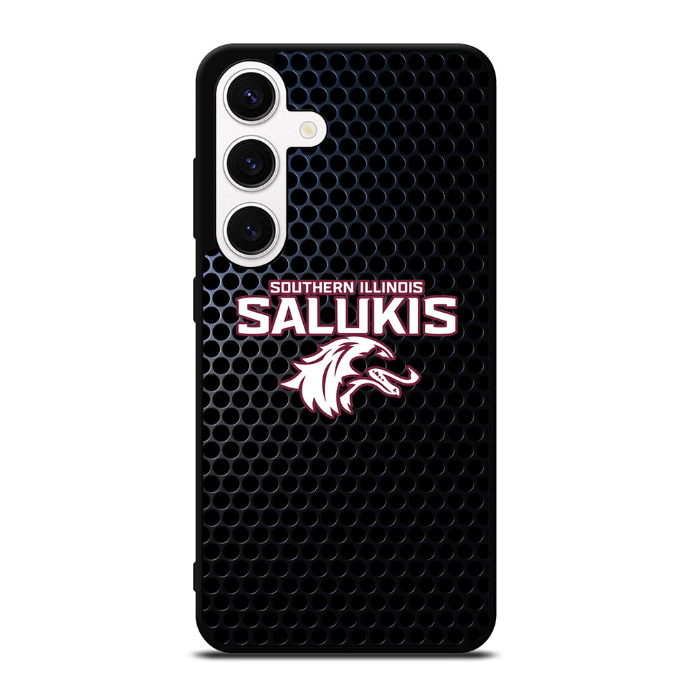 SOUTHERN ILLINOIS SALUKIS METAL LOGO Samsung Galaxy S24 Case Cover